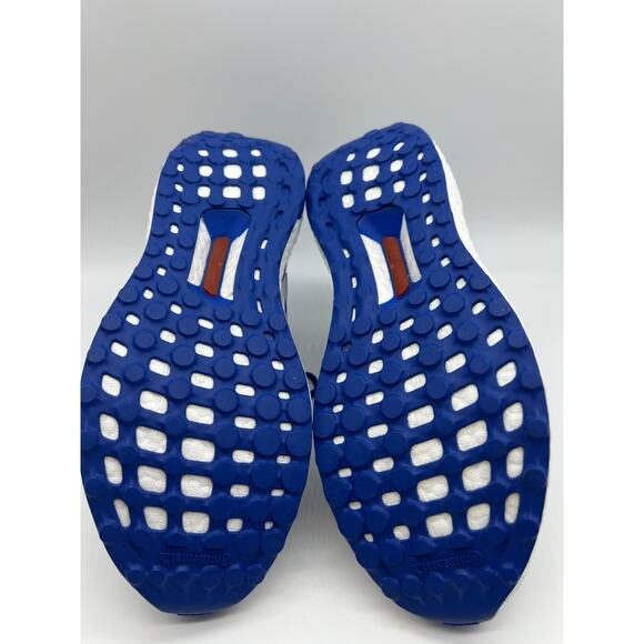 adidas Ultraboost 1.0 Cloud White Royal Blue Running Shoes IH3018 Men's Size 7.5 - Picture 4 of 12